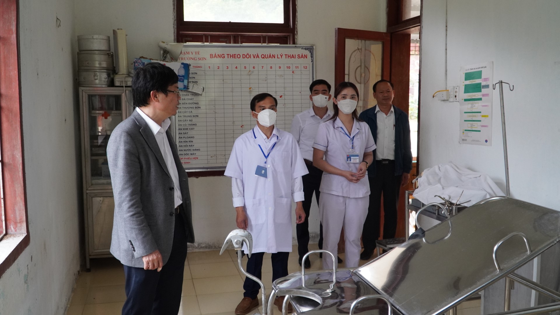 Khảo sát đánh giá trang thiết bị tại Trạm Y tế xã Trường Sơn. Custom
