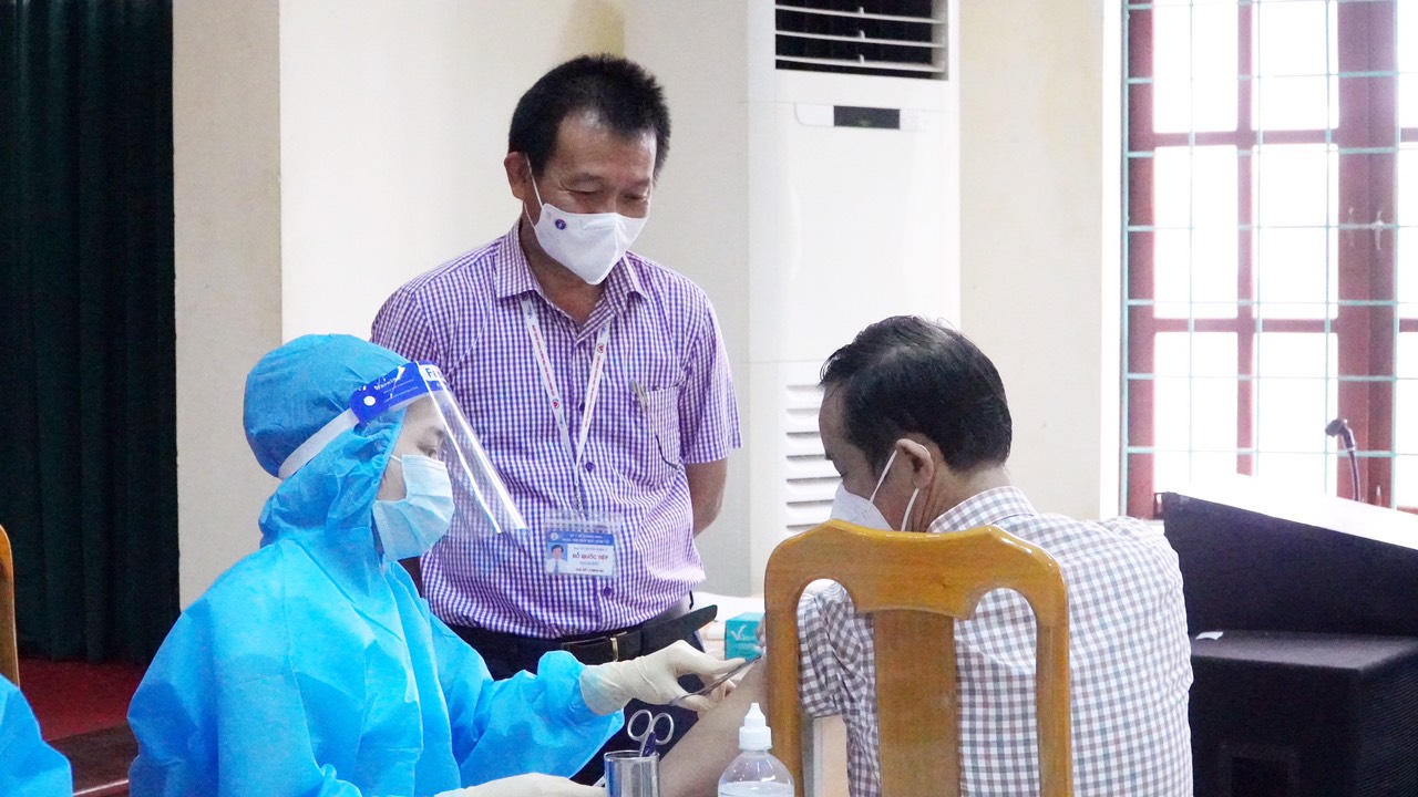 Một số hình ảnh ghi nhận tại điểm tiêm