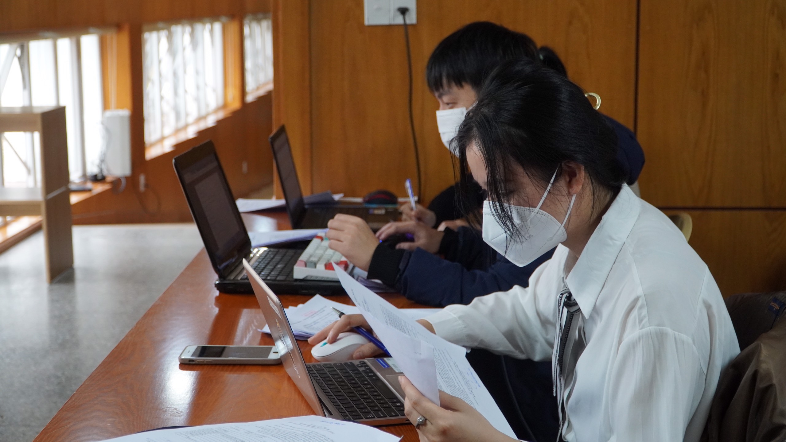 Một số hình ảnh tại điểm tiêm do CDC Quảng Bình 6