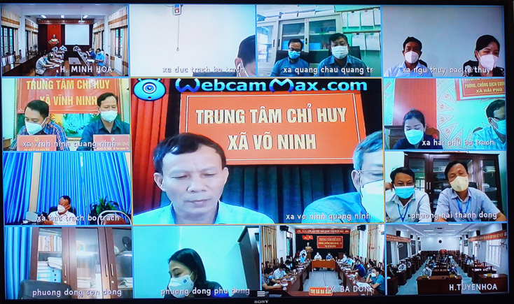 Xã Võ Ninh báo cáo công tác phòng chống dịch bệnh tại địa bàn xãjpg