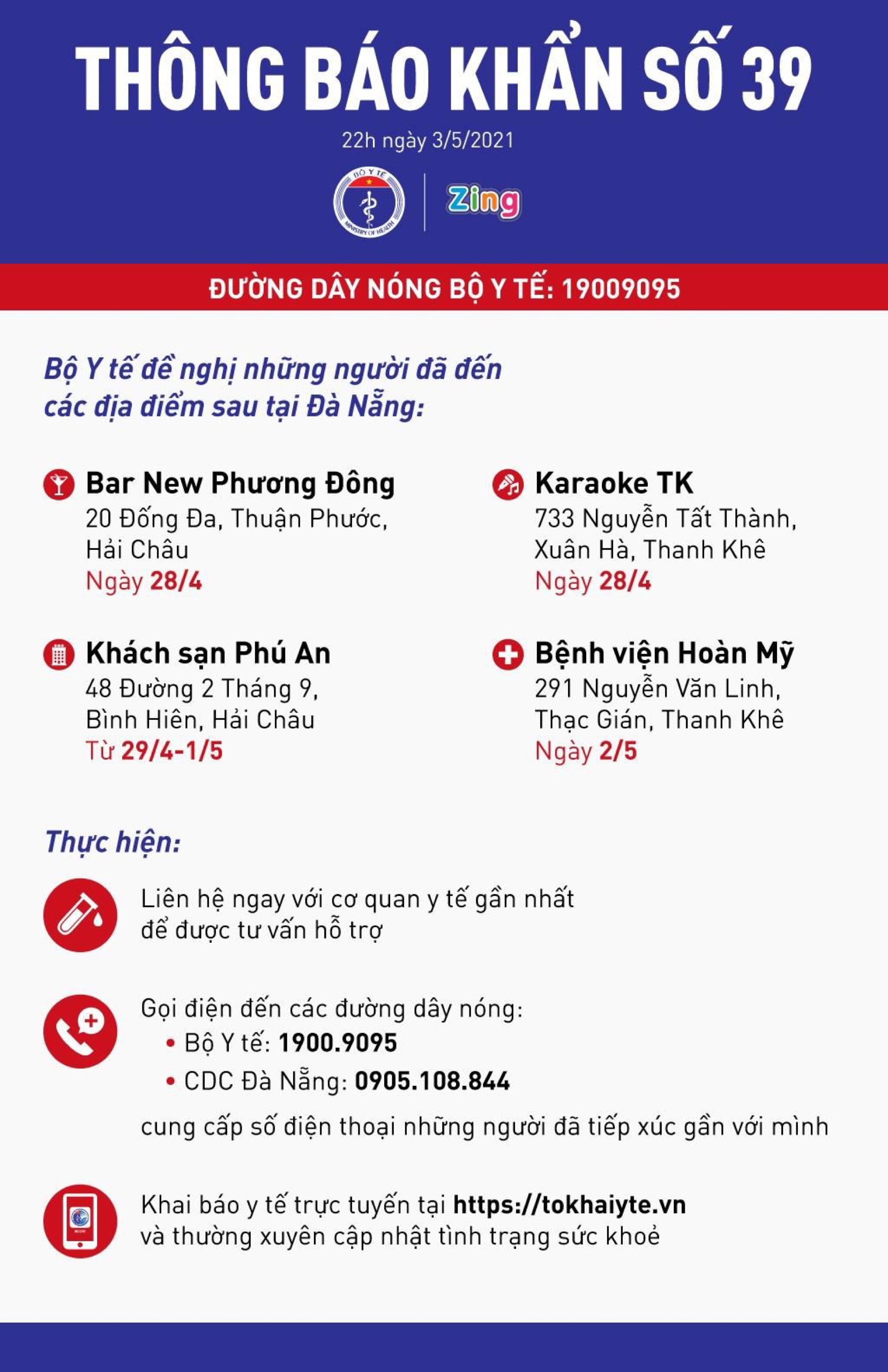thông bao khẩn số 39
